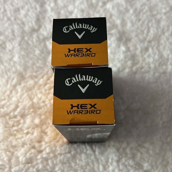 2 Boxes of Callaway Hex Warbird Golf Balls 3 Pack NEW - Picture 7 of 7